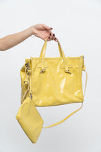 Load image into Gallery viewer, GIANNI CHIARINI FIRENZE x Yellow Oversized Leather Purse