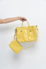 Load image into Gallery viewer, GIANNI CHIARINI FIRENZE x Yellow Oversized Leather Purse