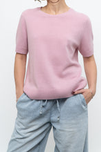 Load image into Gallery viewer, Modern x Pink Short Sleeve Soft Knit Sweater (XS-M)