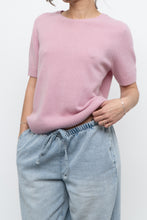 Load image into Gallery viewer, Modern x Pink Short Sleeve Soft Knit Sweater (XS-M)