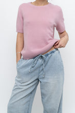 Load image into Gallery viewer, Modern x Pink Short Sleeve Soft Knit Sweater (XS-M)