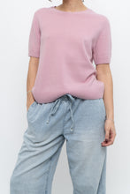 Load image into Gallery viewer, Modern x Pink Short Sleeve Soft Knit Sweater (XS-M)