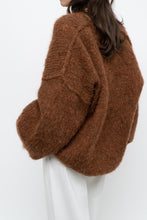 Load image into Gallery viewer, Vintage x Handmade Brown Shimmer Oversized Knit Sweater (M-XXL)