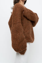 Load image into Gallery viewer, Vintage x Handmade Brown Shimmer Oversized Knit Sweater (M-XXL)