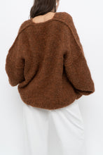 Load image into Gallery viewer, Vintage x Handmade Brown Shimmer Oversized Knit Sweater (M-XXL)