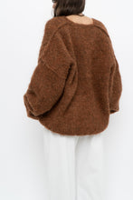 Load image into Gallery viewer, Vintage x Handmade Brown Shimmer Oversized Knit Sweater (M-XXL)