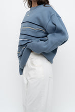 Load image into Gallery viewer, Vintage x Blue Raised Knit Sweater (M-XL)