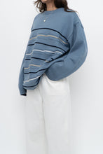 Load image into Gallery viewer, Vintage x Blue Raised Knit Sweater (M-XL)