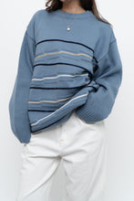 Load image into Gallery viewer, Vintage x Blue Raised Knit Sweater (M-XL)
