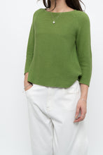 Load image into Gallery viewer, Vintage x MAXMARA WEEKEND Green Cropped Cotton Sweater (XS, S)