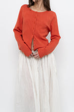 Load image into Gallery viewer, SEZANE x Cropped Orange Cardigan (S-L)