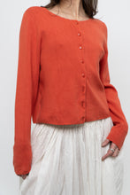 Load image into Gallery viewer, SEZANE x Cropped Orange Cardigan (S-L)