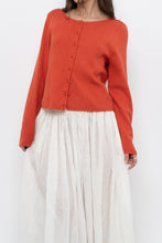 Load image into Gallery viewer, SEZANE x Cropped Orange Cardigan (S-L)