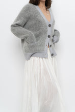 Load image into Gallery viewer, ACNE STUDIOS x Grey Mohair Cardigan (XS-M)