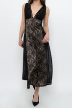 Load image into Gallery viewer, Vintage x Made in Canada x Black Lace Dress (S, M)