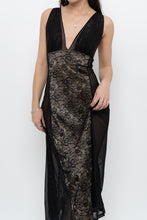 Load image into Gallery viewer, Vintage x Made in Canada x Black Lace Dress (S, M)
