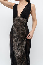 Load image into Gallery viewer, Vintage x Made in Canada x Black Lace Dress (S, M)