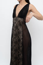 Load image into Gallery viewer, Vintage x Made in Canada x Black Lace Dress (S, M)