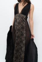 Load image into Gallery viewer, Vintage x Made in Canada x Black Lace Dress (S, M)