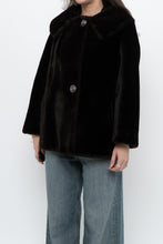 Load image into Gallery viewer, Vintage x Deep Brown Cropped Fur Jacket (XS, S)