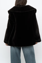 Load image into Gallery viewer, Vintage x Deep Brown Cropped Fur Jacket (XS, S)