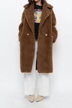Load image into Gallery viewer, Modern x Teddybear Faux Fur Camel Trench (XS-M)