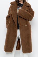 Load image into Gallery viewer, Modern x Teddybear Faux Fur Camel Trench (XS-M)