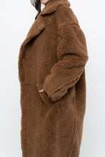 Load image into Gallery viewer, Modern x Teddybear Faux Fur Camel Trench (XS-M)