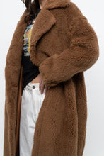 Load image into Gallery viewer, Modern x Teddybear Faux Fur Camel Trench (XS-M)