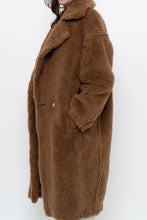 Load image into Gallery viewer, Modern x Teddybear Faux Fur Camel Trench (XS-M)