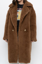 Load image into Gallery viewer, Modern x Teddybear Faux Fur Camel Trench (XS-M)