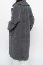 Load image into Gallery viewer, Modern x Grey Faux Fur Teddy Trench (XS-M)