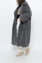 Load image into Gallery viewer, Modern x Grey Faux Fur Teddy Trench (XS-M)
