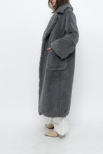 Load image into Gallery viewer, Modern x Grey Faux Fur Teddy Trench (XS-M)
