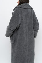 Load image into Gallery viewer, Modern x Grey Faux Fur Teddy Trench (XS-M)