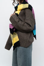 Load image into Gallery viewer, Vintage x Colourful Striped Knit Scarf