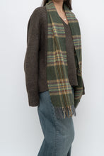 Load image into Gallery viewer, Vintage x Made in Ireland x Green Plaid Wool Scarf