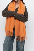 Load image into Gallery viewer, Vintage x Ultra Soft Cashmere-feel Orange Scarf