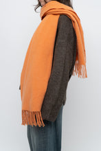Load image into Gallery viewer, Vintage x Ultra Soft Cashmere-feel Orange Scarf