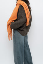 Load image into Gallery viewer, Vintage x Ultra Soft Cashmere-feel Orange Scarf