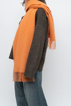 Load image into Gallery viewer, Vintage x Ultra Soft Cashmere-feel Orange Scarf