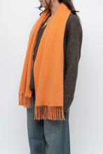 Load image into Gallery viewer, Vintage x Ultra Soft Cashmere-feel Orange Scarf