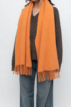 Load image into Gallery viewer, Vintage x Ultra Soft Cashmere-feel Orange Scarf
