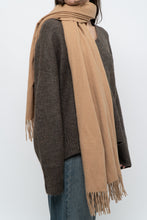 Load image into Gallery viewer, Vintage x Tan Cashmere-blend Scarf