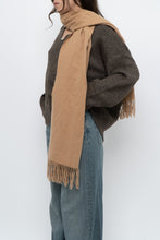 Load image into Gallery viewer, Vintage x Tan Cashmere-blend Scarf