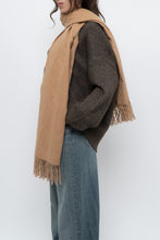 Load image into Gallery viewer, Vintage x Tan Cashmere-blend Scarf