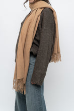 Load image into Gallery viewer, Vintage x Tan Cashmere-blend Scarf