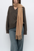 Load image into Gallery viewer, Vintage x Tan Cashmere-blend Scarf