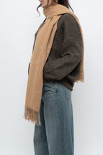 Load image into Gallery viewer, Vintage x Tan Cashmere-blend Scarf