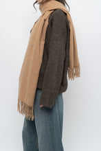 Load image into Gallery viewer, Vintage x Tan Cashmere-blend Scarf
